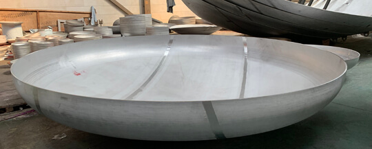 Stainless steel head forming and cold rolling