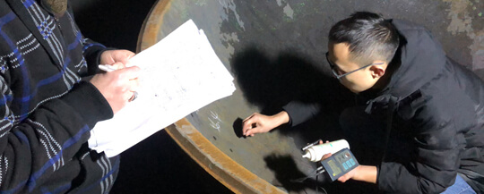 Application of head NDT testing