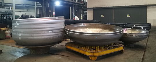 Buckling analysis of dish-shaped head under external pressure
