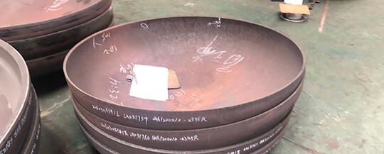 Residual influence of cold stamping forming of elliptical head
