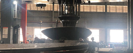 Research on shear spinning for aluminum alloy head with large diameter and thin wall