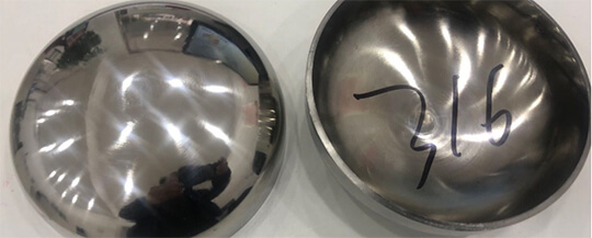 Research on Stamping of Metastable Austenitic Stainless Steel Head